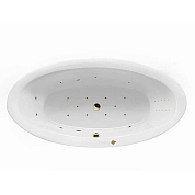 Акриловая ванна Excellent Lumina 190х95 WAEX.LUM19.ULTRANANO.GL золото, белый