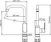 Смеситель WasserKRAFT Elbe A7407 для кухонной мойки