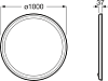 Зеркало с подсветкой 100 см Roca Iridia 812338000