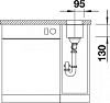 Кухонная мойка Blanco Subline 160-U 523402 шампань