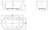 Акриловая ванна BelBagno 160х80 BB202-1600-800