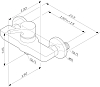 Смеситель для душа Am.Pm X-Joy S F85B20022, черный