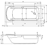 Акриловая ванна Riho Future BC3200500000000_FLOW2 белый