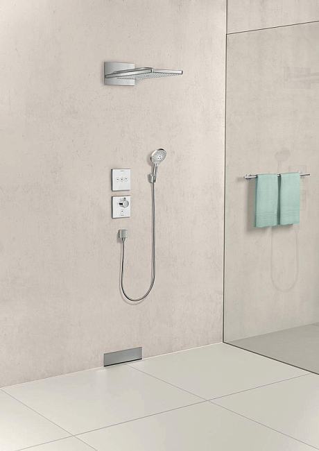 Шланговое подсоединение Hansgrohe Fixfit Square 26455000, хром