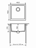 Кухонная мойка Tolero R-128 №001 (Сер. мет) серый