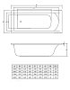 Акриловая ванна C-Bath Selena CBQ007003 белый