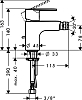 Смеситель для биде Hansgrohe Talis E2 31622000, хром