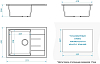 Мойка кухонная Domaci Болонья М-150-007 антрацит