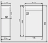 Тумба под раковину Raval Kub Kub.01.40/P/W белый