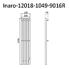 Полотенцесушитель электрический Маргроид Инаро Inaro-12018-1049-9016R белый