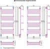 Полотенцесушитель водяной Сунержа Богема 00-0104-1250 120x50 с 4 полками