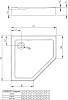 Душевой поддон Radaway Doros PT Compact 80x80 см SDRPT8080-05, белый