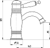 Смеситель Migliore Oxford ML.OXF-6362 Bi Br для раковины