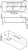 Акриловая ванна Bas Стайл 160х70 Вн БасВГ03