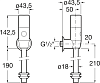 Сливной механизм для писсуара Roca Sentronic 5A9A79C00