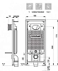 Комплект 4 в 1: Инсталляция AlcaPlast Sadromodul + Унитаз подвесной Jacob Delafon Odeon Up E4570-00 с сиденьем микролифт + кнопка смыва M71, хром