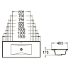 Раковина SantiLine SL-2102(100) белый