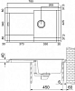 Кухонная мойка 78 см Franke Maris MRG 611 3,5" 114.0198.470, оникс