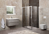 Душевой уголок BelBagno UNIQUE-AH-1-100/115-90-P-Cr стекло punto