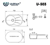 Кухонная мойка Ulgran U-503 U-503-310 серый