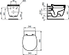 Подвесной унитаз Ideal Standard Connect E771801