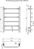 Полотенцесушитель электрический Тругор Пэк сп 6 80х50 32 мм
