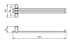 Полотенцедержатель Novaservis Novatorre 2 6229.0 хром