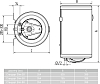 Накопительный водонагреватель Metalac Оptima MB 80 SLIM R 108100 80 л белый