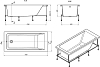 Акриловая ванна Roca Easy 150x70 248179000