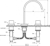 Смеситель для раковины Artize Cellini CEL-CHR-47189, хром