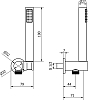 Душевой гарнитур Cezares Stella STELLA-KDA-01-Cr