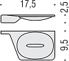 Мыльница Colombo Design Alize B2501 DX