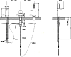 Смеситель на борт ванны Gessi Goccia 33638#279, белый