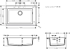 Кухонная мойка Hansgrohe S51 S510-F660 43313170