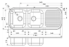 Кухонная мойка Reginox Regent 41099 хром