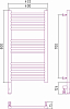 Полотенцесушитель электрический Сунержа Богема 3.0 800x400 00-5804-8040 МЭМ левый, хром