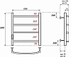 Полотенцесушитель электрический Point PN04756 П4 500x600 диммер слева, хром