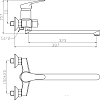 Смеситель Agger Exact A2121100 универсальный