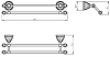 Полотенцедержатель Migliore Olivia 17501 бронза;золото;хром