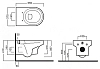 Подвесной унитаз Hatria Daytime Y0YY01 крышка микролифт, тонкая