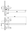 Смеситель для ванны с душем Lemark Dance LM2401C хром