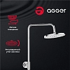 Душевая система Agger Slim A2291200 хром