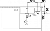 Кухонная мойка Blanco Andano 500/180-U 522991 чаша слева