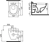 Инсталляция Ideal Standard ProSys Eco Frame 2.0 R0464AC с унитазом Stworki Rotenburg R0464AC/WH52 WH52, крышка микролифт, клавиша белая матовая