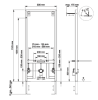 Инсталляция для биде Berges Wasserhaus Novum 049213