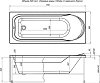 Акриловая ванна Aquanet West 170х70 00204055