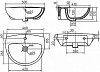 Раковина IFO Arret RS031050000 50 см