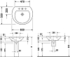 Раковина 65 см Duravit Darling New 2621650000