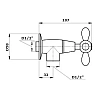 Шланговое подключение  Migliore Princeton Plus ML.PRP-8058.CR хром