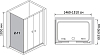 Душевой уголок RGW Classic CL-43 (1460-1510)x700 чистое стекло